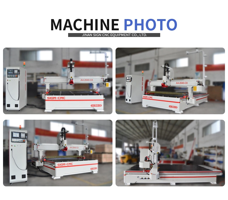 A4-2040-C8 Wood CNC Router Atc Machine Woodworking Router
