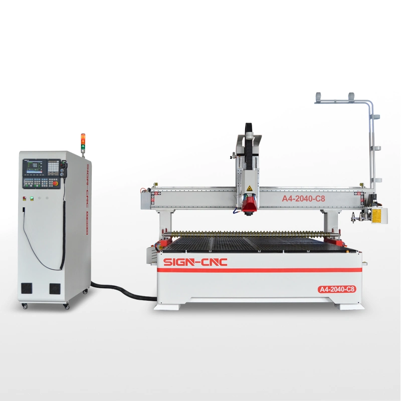 CNC Router 2040 Atc Wood Router Machine with Press Wheel and Vacuum Table
