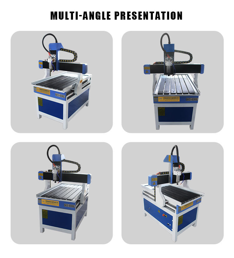 6090 Mini CNC Woodworking Engraving Machine for Wood Plywood Acrylic MDF Aluminum Small CNC Router Engraving Cutting Machine
