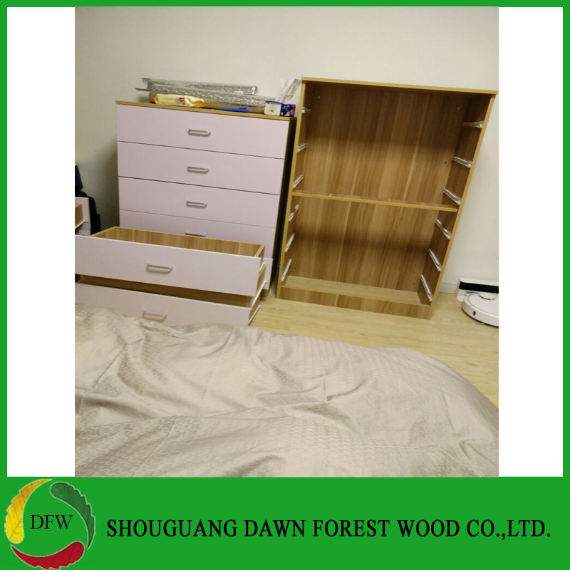 Combination Wood Chest of Drawers for Home Use