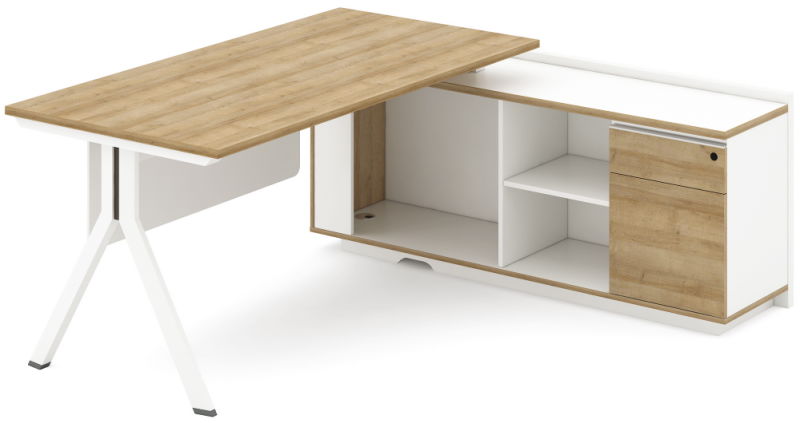 Hot Sale L Shaped Wooden Office Furniture Office Desk Executive Desk