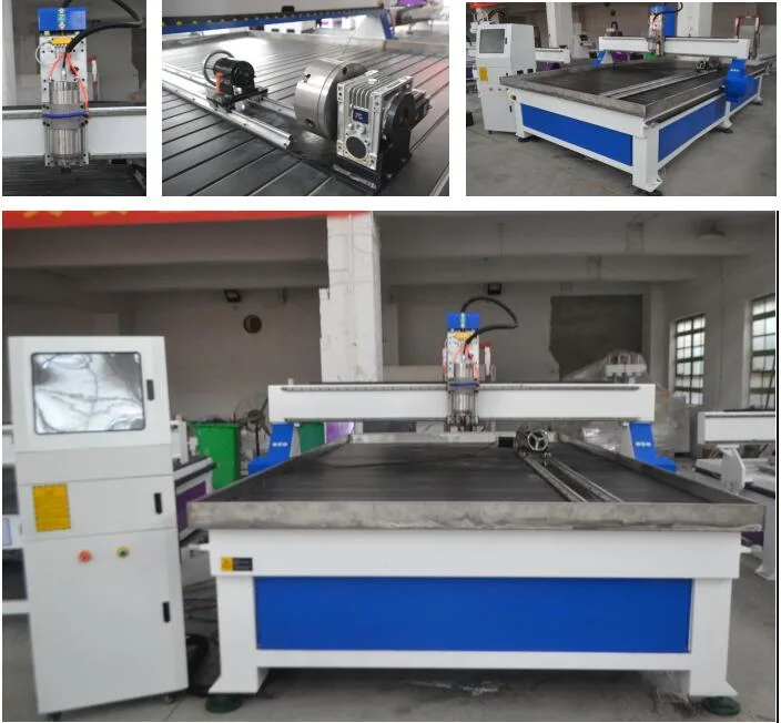 ISO Wood Cutting Machine 4 Axis Wood CNC Router 2030 with 150mm Rotary Device