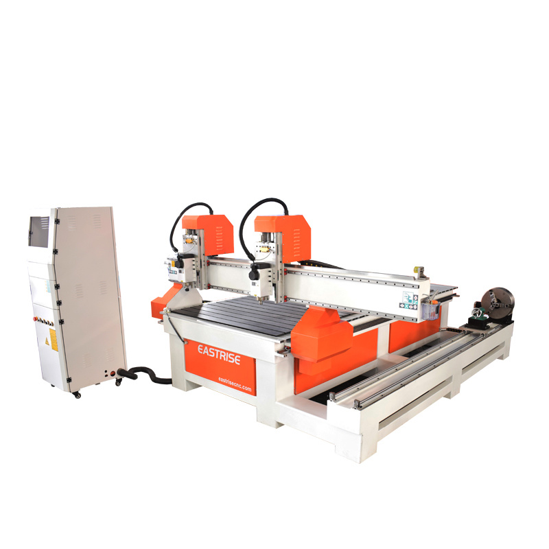 1325 3D Wood CNC Router 4 Axis CNC Engraving Milling Machine for Aluminum with Rotary Axis