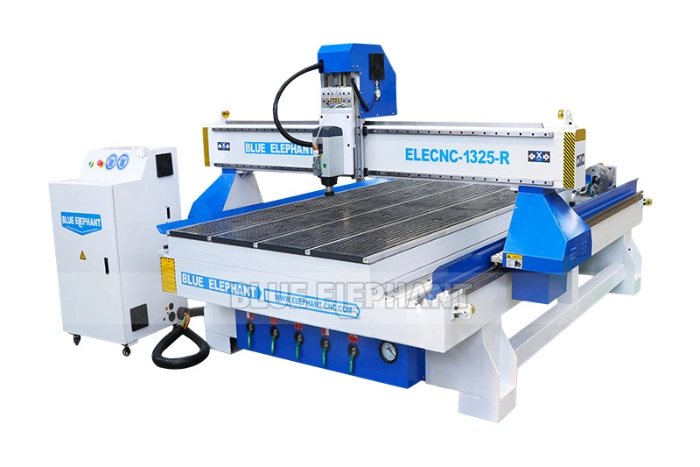 1325 4 Axis CNC Wood Carving Router with 3D Wood Machine for Wood Furniture Leg Cutting