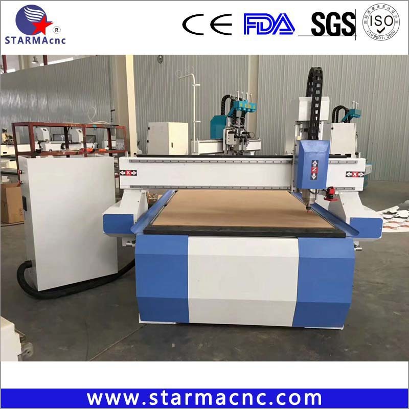 High Frequency Vacuum Working Table CCD 3D Industrial CNC Router