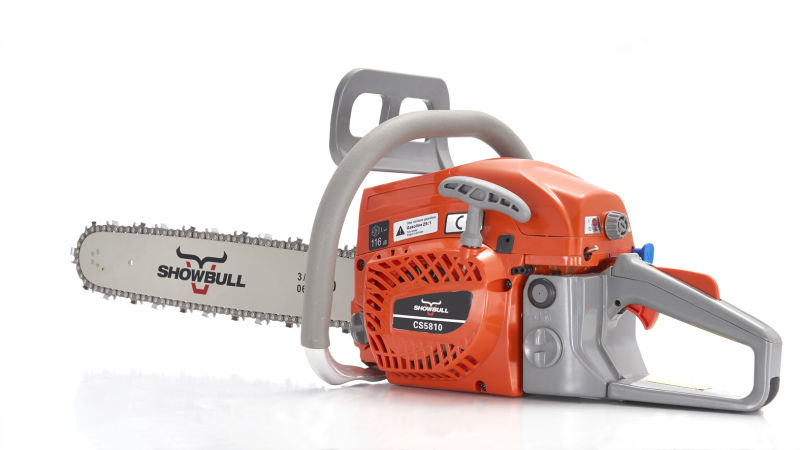 Cheap Chainsaw Chinese, Steel Gasoline Chainsaw 5810 for Wood Cutting