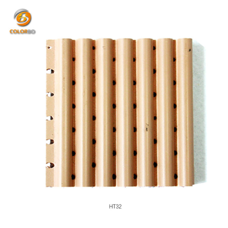 New Products 2018 Wood Timber Wooden Grooved Acoustic Panel