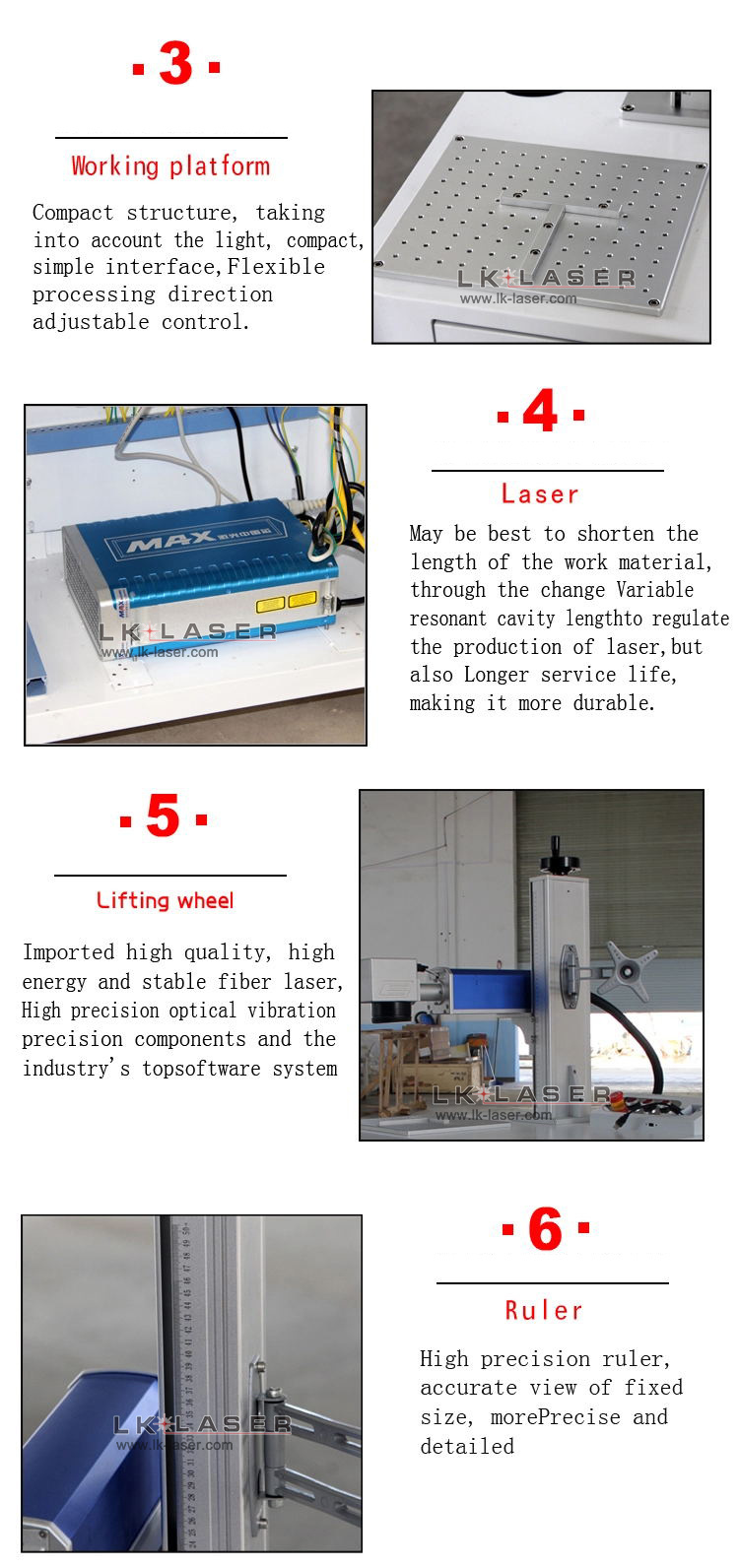 CO2 Laser Marking Machine Plastic Wood Lether Engraving Machine From Shenzhen Leikang