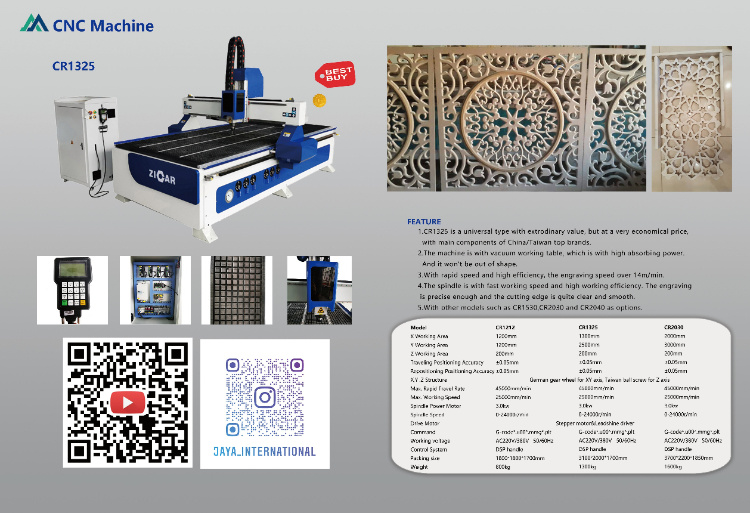 Economic Wood CNC machine 3 Axis Machine 1325 Automated 4 Axes Cutting 4Th Engraving Maquinas PARA Tallar Madera