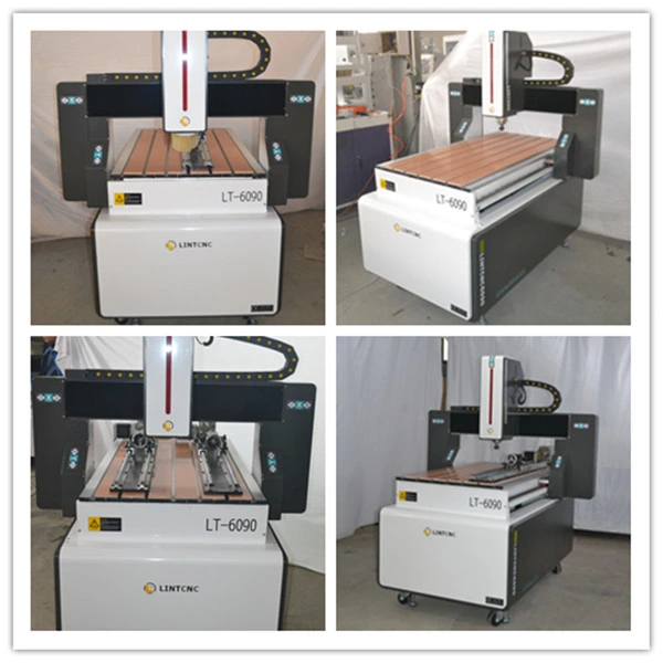 Hot Sale 4axis Milling Cutting 1.5kw 3D 1212 6090 Engraving Machine CNC Router