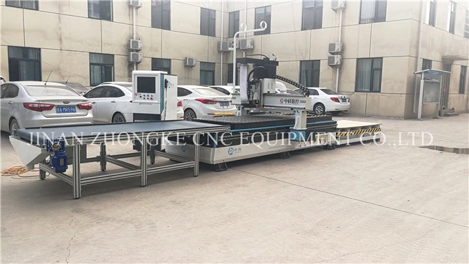 Auto Loading Unloading Table Wood Working CNC Router