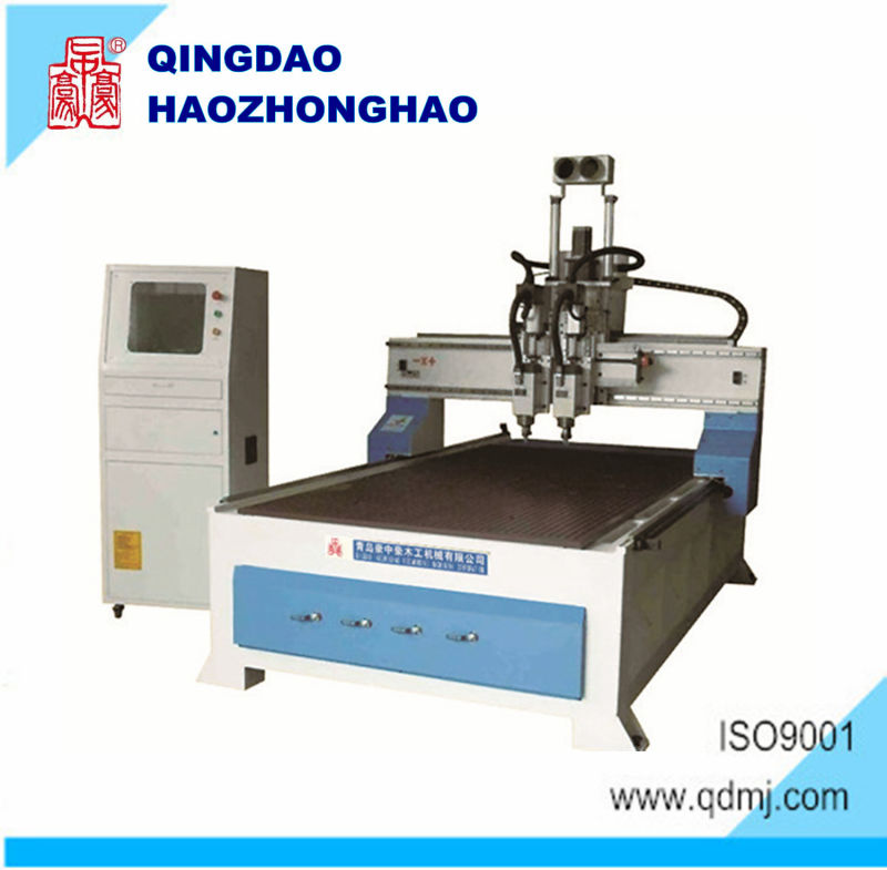 Double Head High Quality Woodworking CNC Engraving Router Machine