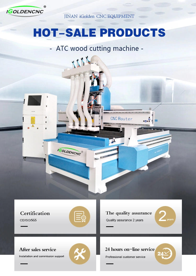 Cheap Price 1325 1530 Atc CNC Router, Woodworking CNC Atc Router 2030 2040, Nesting CNC Router with Auto Loading and Unloading Table
