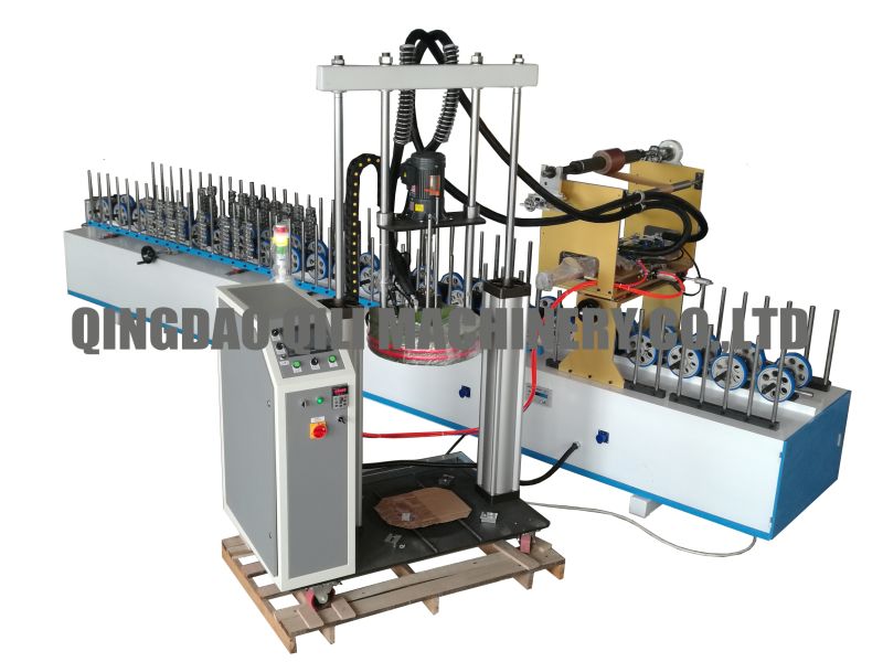 PUR Hot Melt Adhesive Profile Wrapping Machine for Woodworking