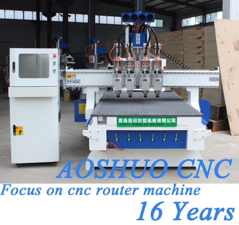 Atc CNC Router 1325 3D CNC Wood Carving Machine, CNC Wood Cutting / Engraving Machines