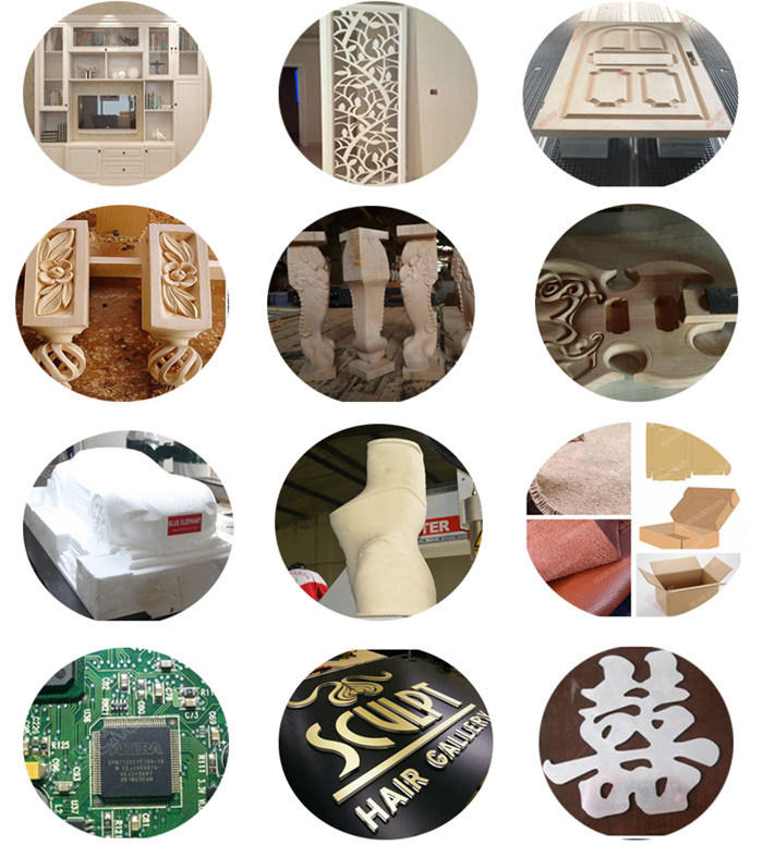 CNC Router for Acrylic Wood Plastic Metal Stone MDF Wood CNC Router Machinery
