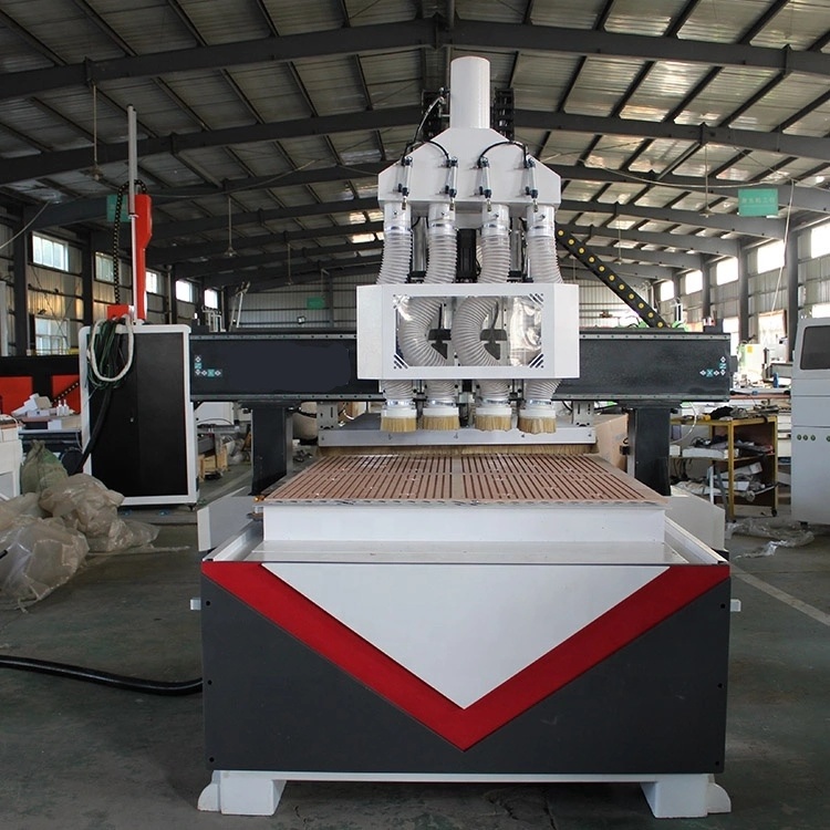 Four Process Cutting Machine / Wood CNC Router Machine Price / Woodworking Panel Furniture Cabinet Making CNC Router