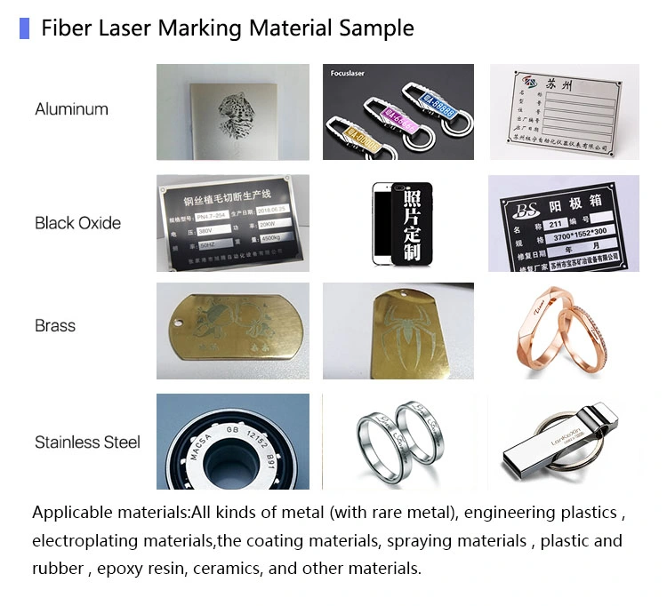 Focuslaser Laser Engraving Machine Laser Etching Machine for Plastic