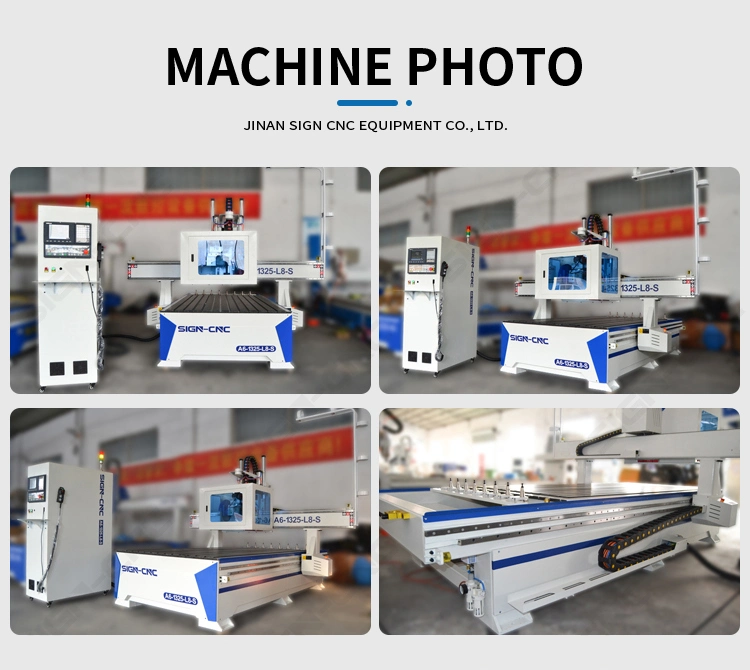 Wooden Door Making Machine 1325 Saw Blade Grinding Machine Atc CNC Router for Cabinet Furniture