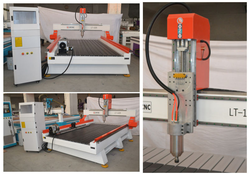 Thick Wood Carving Drilling Machine CNC Router 1325 1530 2030 2040 4 Axis