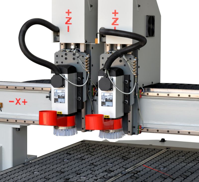 Double Head High Quality Woodworking CNC Engraving Router Machine