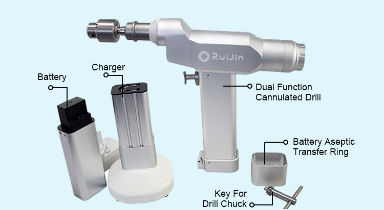 Portable Medical Cannulated Drill/Hollow Drill for Trauma Surgery (ND-2011)