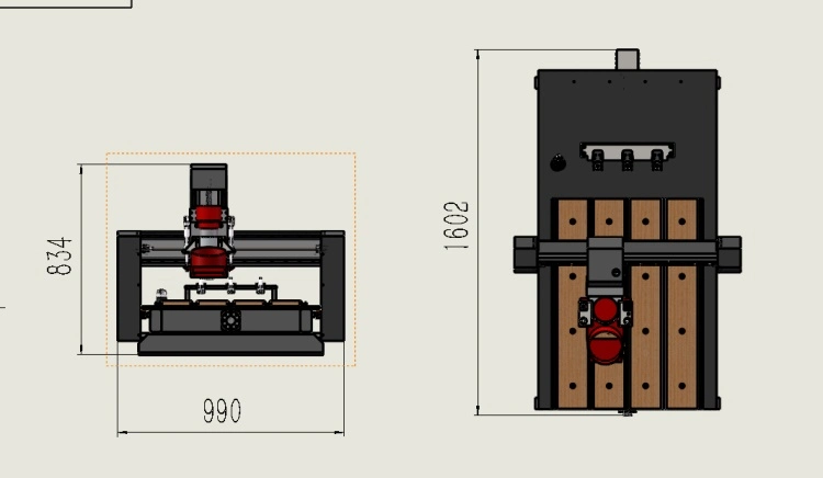 Mini 6090 Woodworking CNC Router Engraver