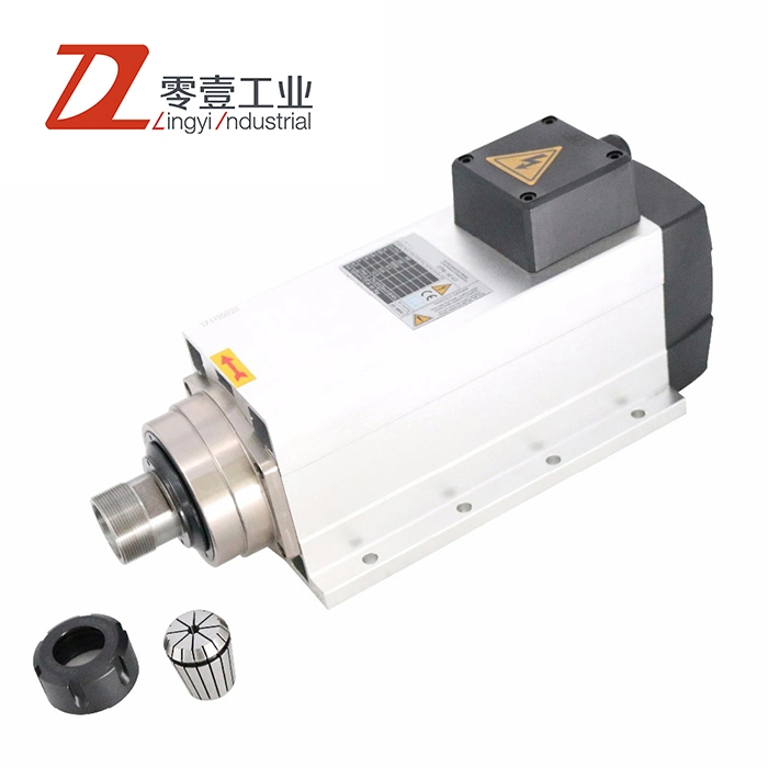 CNC Router Spindle 18000rpm 6kw Wood Router Air Cooled Spindle Motor with Flange
