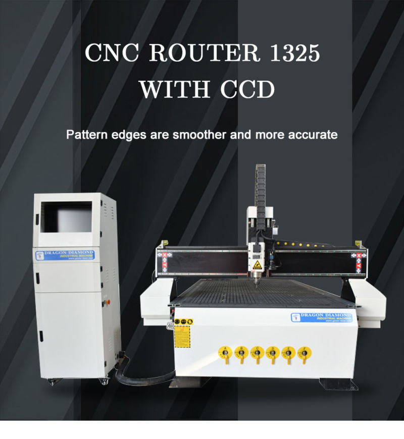 Advertising 1325 CNC Wood Router/1325 CNC Wood Grooving Machine/CNC Wood Milling Machine with CCD Camera