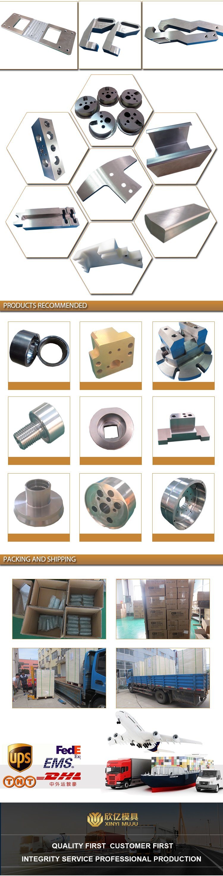 Low Cost Custom-Made Precision Tool Steel CNC Machining Parts