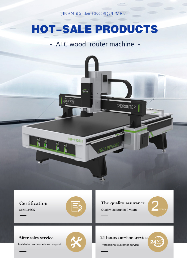 China Atc 3D CNC Cutting Machine 1325 1530 Sculpture Wood Carving CNC Wood Machine