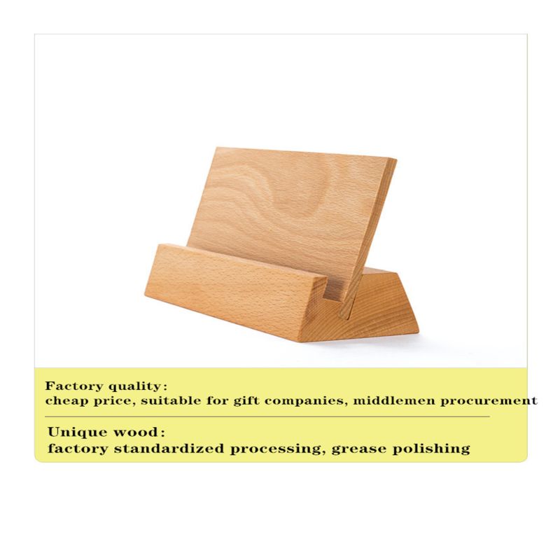2020 Creative Solid Wood Desk Calendar Base Wooden Desk Calendar Stand Solid Wood Desk Calendar Base Amaw-0037