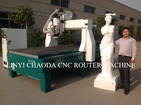 3D EPS Cylinder Statue CNC Router with Large Milling Machine CNC