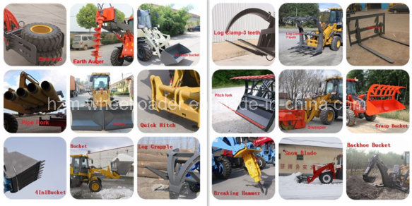 Hzm Wood Machine Top Quality Front End Loader for Sale