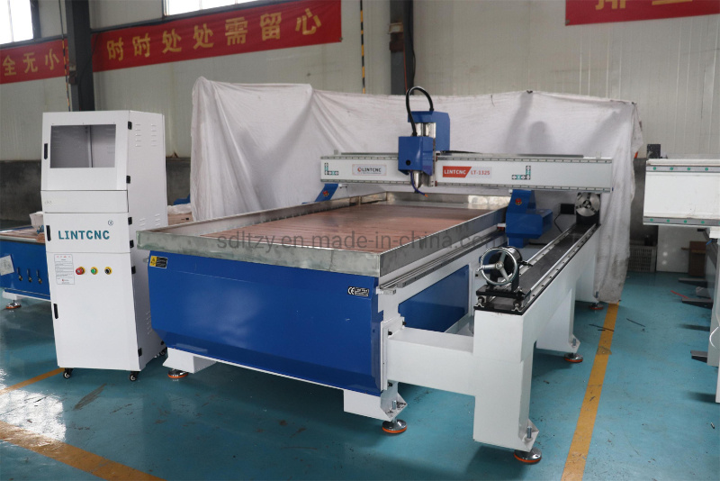 Heavy Duty 4X8FT 3D Woodworking CNC Router 1325 Wood CNC Cutting Engraving Machine with Side Big Rotary Axis