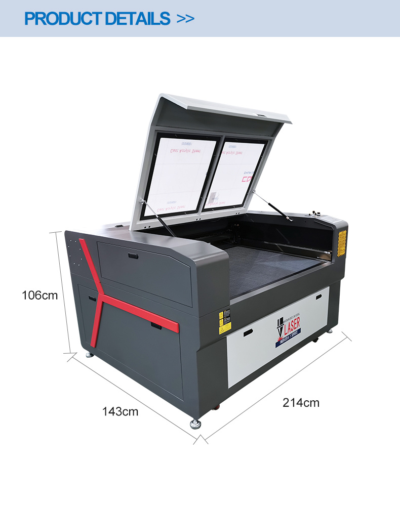 New Model 1390 Hobby Wood Laser Engraving Machine for Rubber, Bamboo, Glass and Crystal
