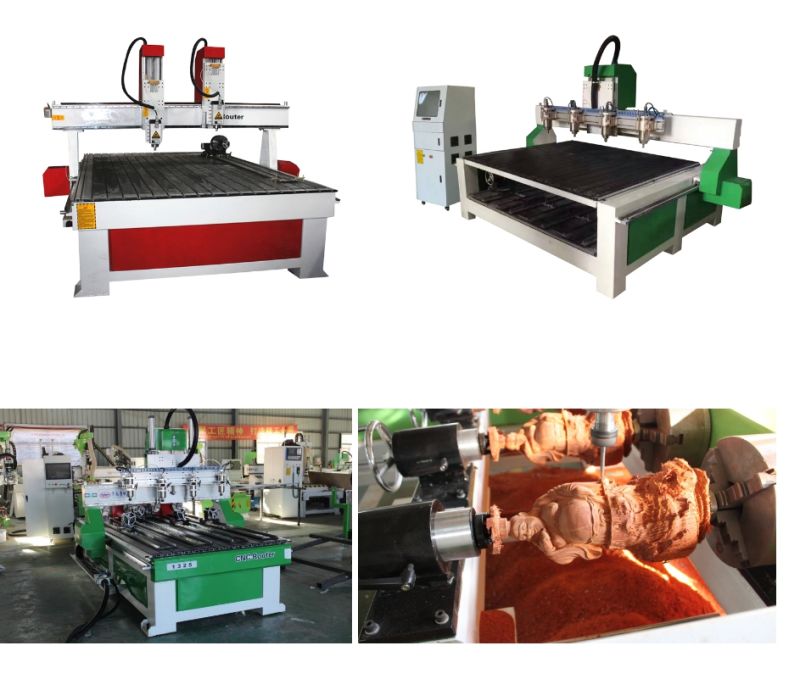 CNC Router for Woodworking with Double Spindles Independent