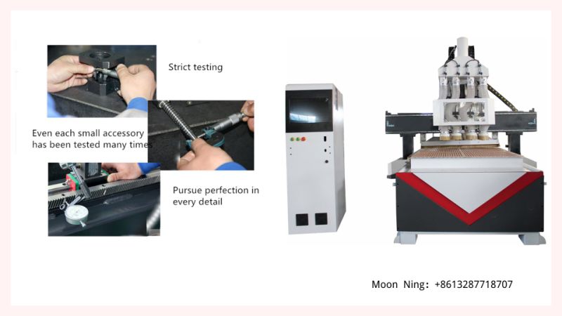 Multi-Process Pneumatic Woodworking CNC Cutting Router Machine Drilling Machine