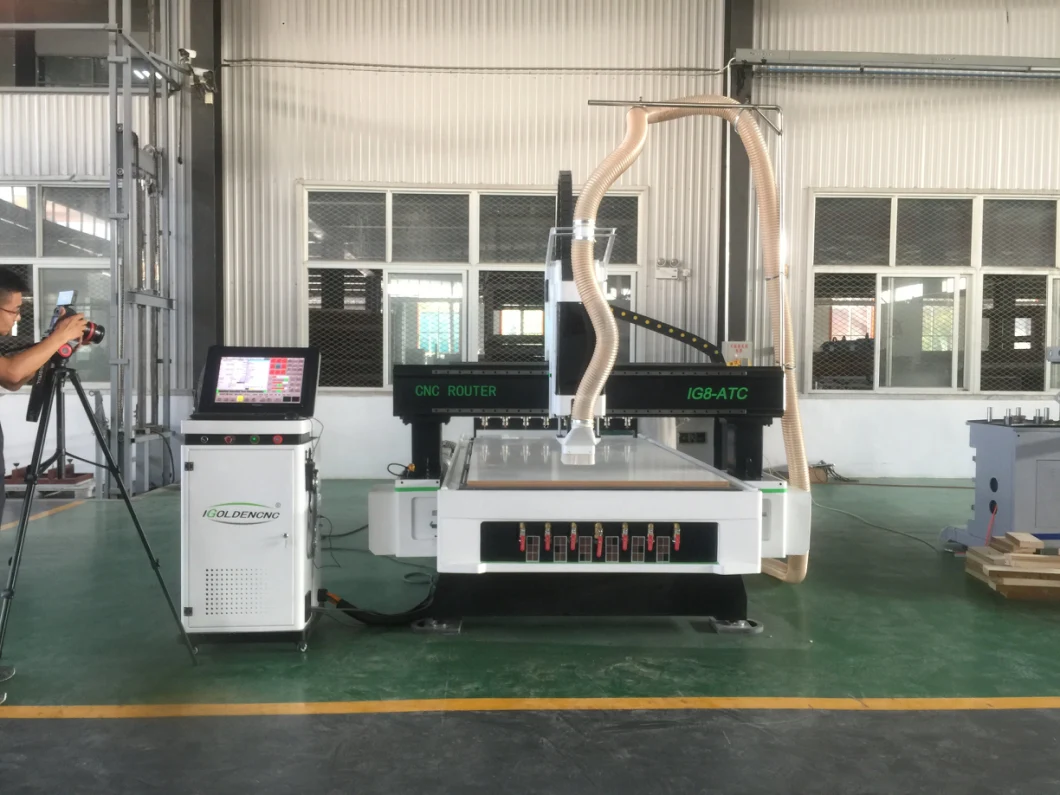 ABS Panel Cutting CNC Router, Wood Cutting CNC Router, Nesting CNC Router 1325 1530 2040 Atc CNC Router with Rotary Spindles