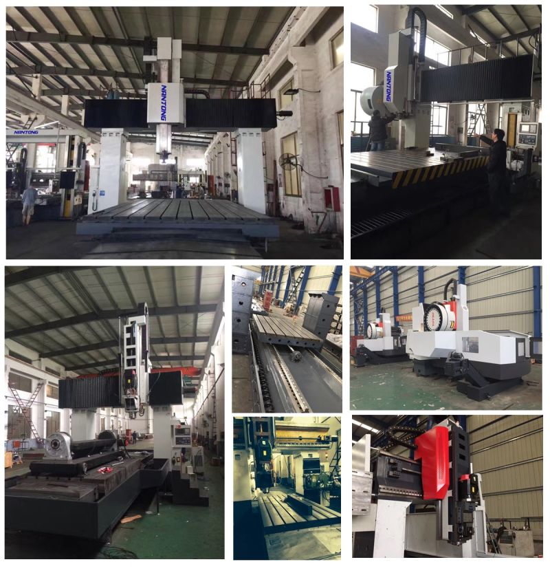 Low Cost 3 Axis CNC Milling Machine with Gantry Type for Aluminum, Steel Metal