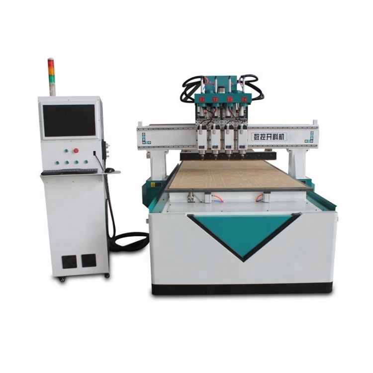 Woodworking Machine 4 Axis Multi Spindle for MDF Plywood Doors Engraving CNC Router Machine