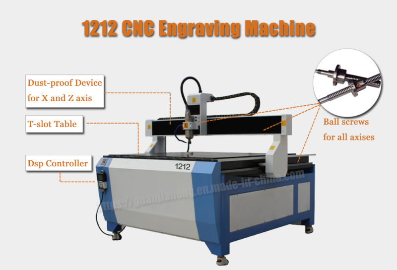 1212 Advertisement and Woodworking, Wood, Acrylic, Plastic, Rubber, CNC Engraving Machine CNC Router