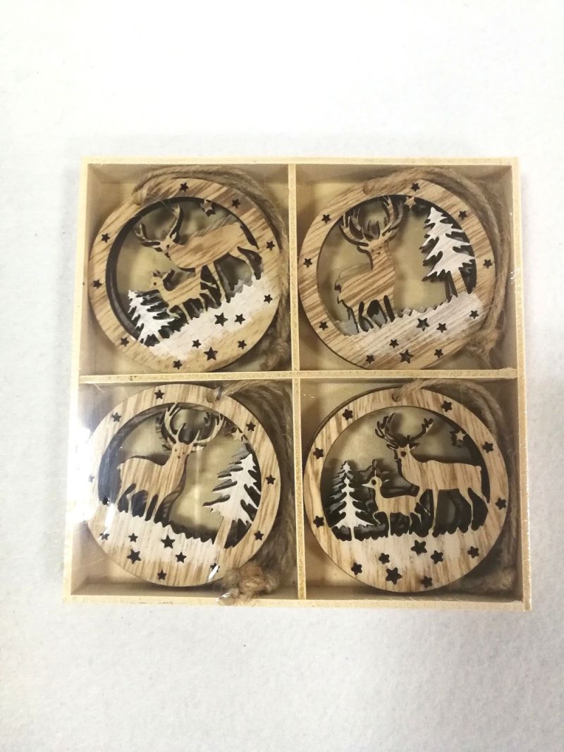 Laser Cutting Wooden Hang Tags with Deer Design