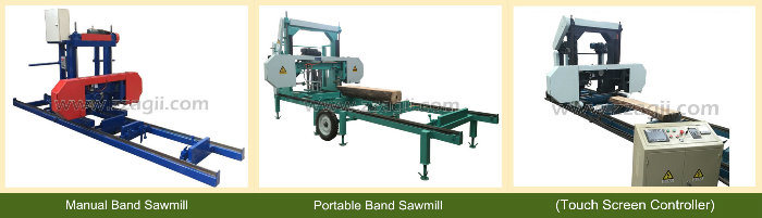 Professional Horizontal Wood Cutting Sawing Machine Band Sawmills