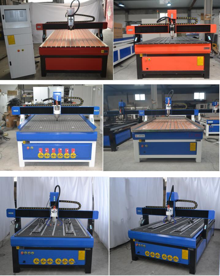 Engraving Machinery 3kw Advertising CNC Router 1200*2400*200mm for Woodworking