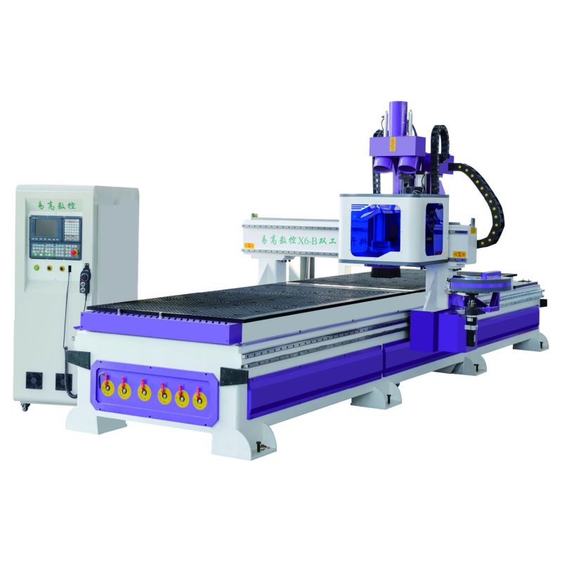 High Quality 4 Axis 3D Rotary CNC Router for Panel, Wood Doors, Round Wood