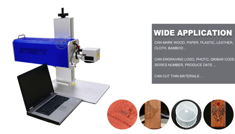 CO2 Laser Engraving Printer for Wood Plastic Leather Cloth