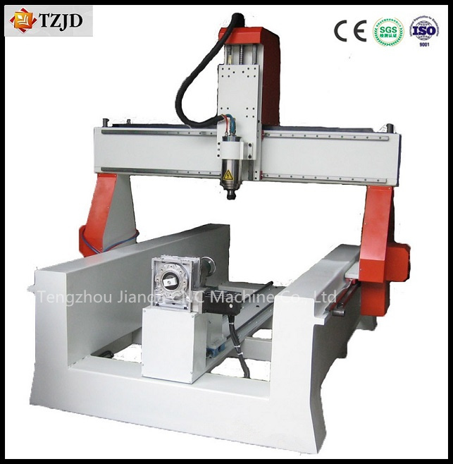 Wood Cylinder CNC Router with Rotary Axis for Woodworking