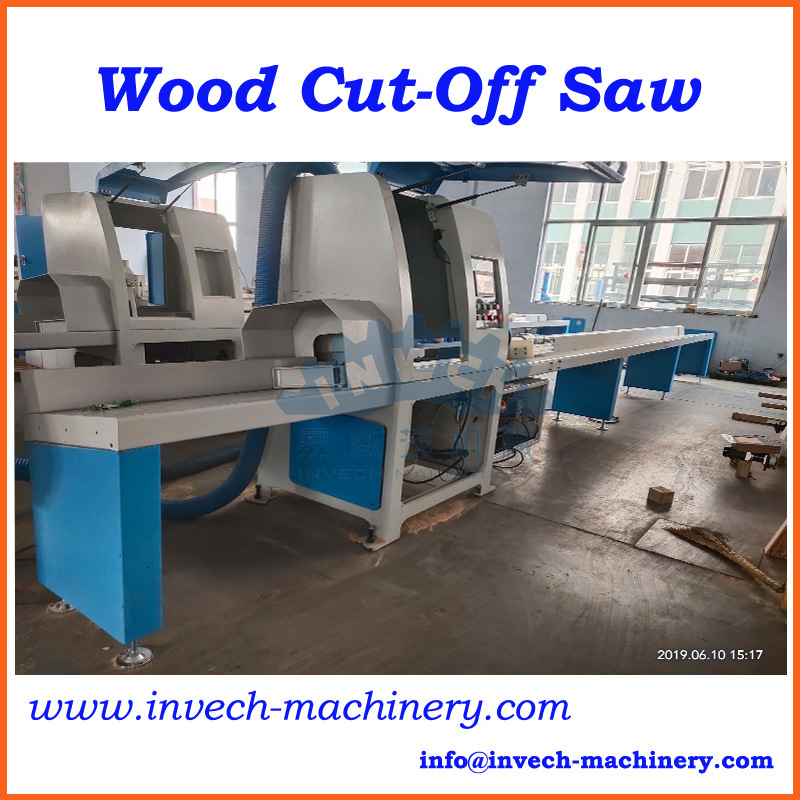 PLC Control Wood Cutting Saw for Wood Beams/Wood Blocks