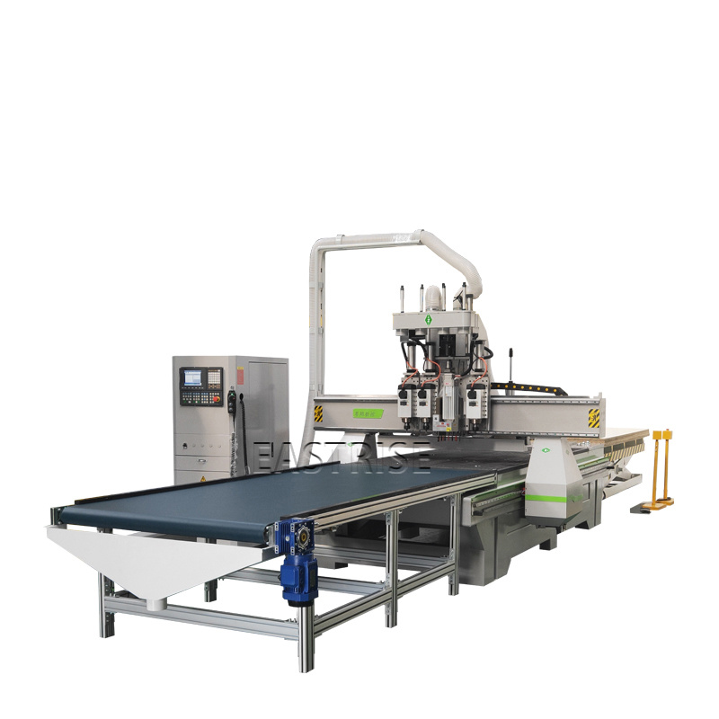 Auto Loading and Unloading CNC Router 4ftx8FT 1325 3D Router CNC for Kitchen Cabinet